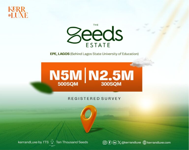 the seeds estate affordable lands